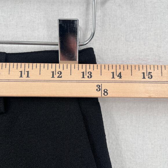 ENZA COSTA Crepe Straight Leg Pant Womens XS Black High Rise Wide Leg NEW - Picture 5 of 12